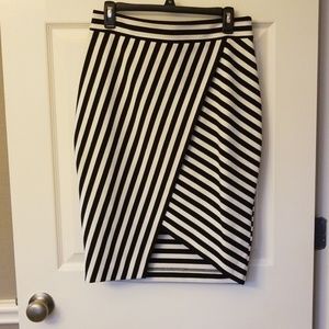 Express asymmetrical pencil skirt